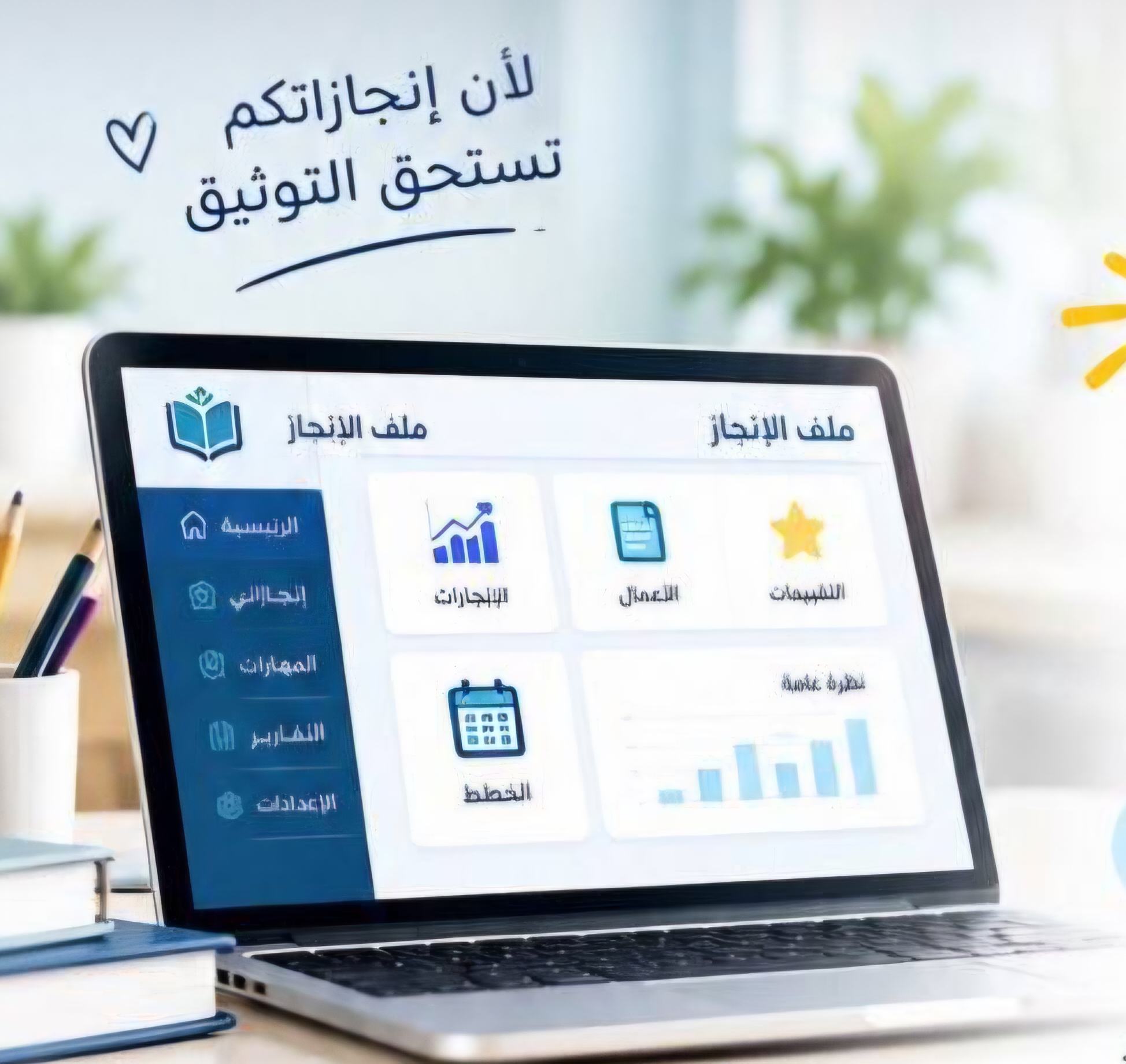 ملف انجاز الطالب التفاعلي